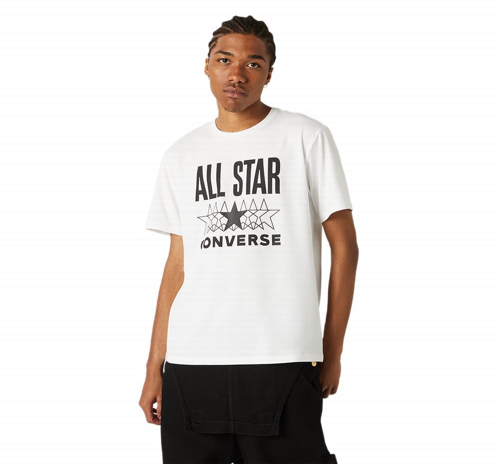 Camiseta Converse All Star Homem Branco 634758ODQ